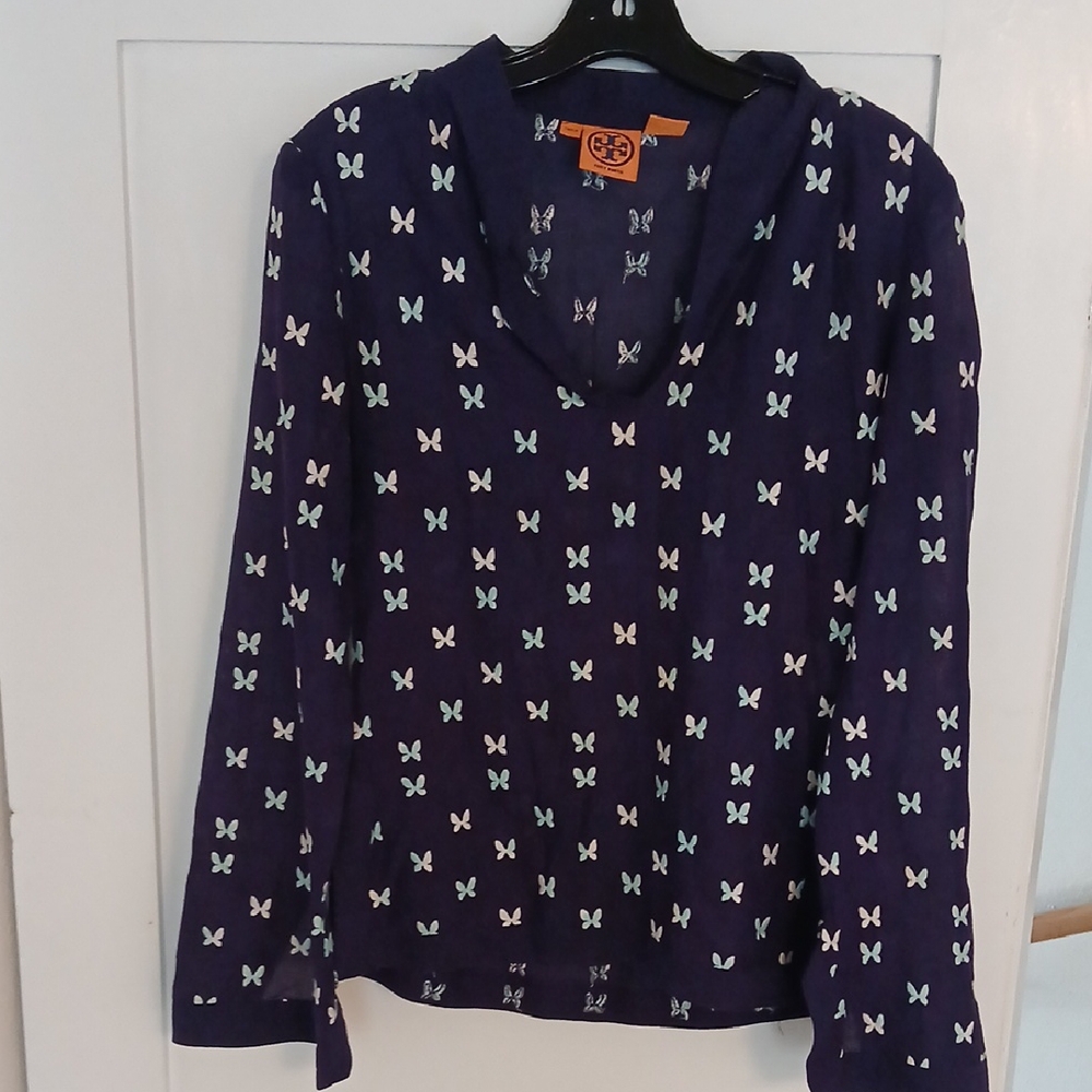 Tory Burch Butterfly Patterned Top - image 1